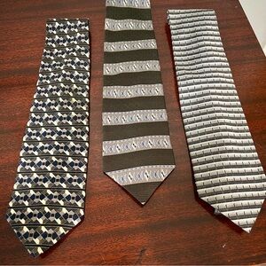 Allyn Saint George, Roberto Villini, Gianfranco Ruffini-Men’s Ties Couture, Silk